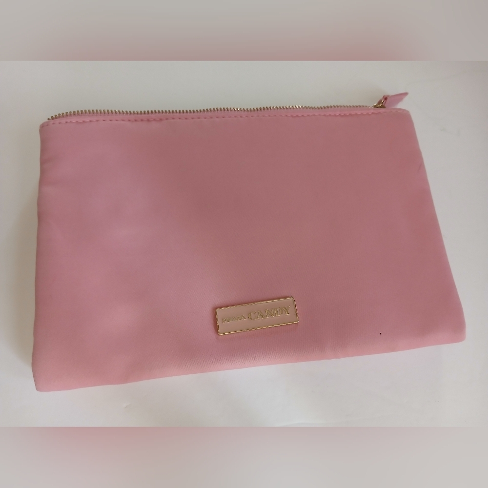 Prada Candy Kiss Makeup Pouch Toiletry Case 2 Pc Snaps